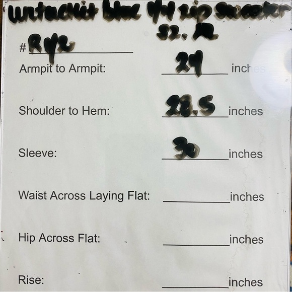 UNTUCKit Men’s Corral Heathered‎ Blue Quarter Zip Long Sleeve Sweater Size XL - Picture 8 of 8